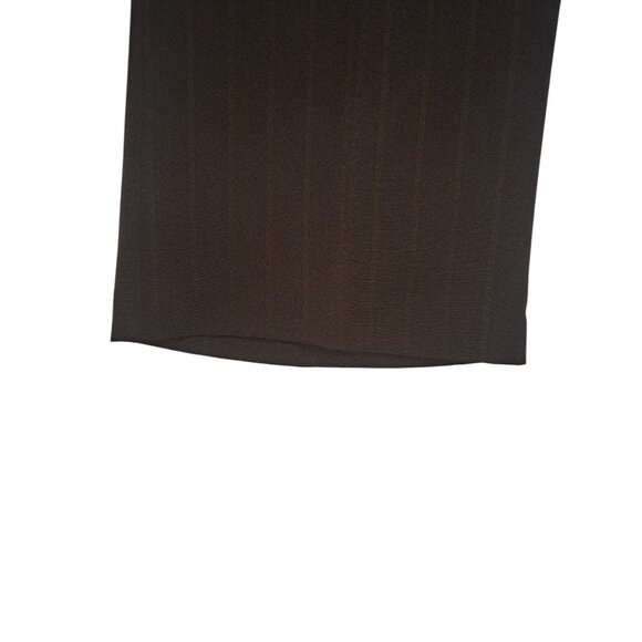 Chadwicks Womens Brown Pinstripe Blazer 16 AFC Polyester/Rayon Blend - Picture 9 of 12